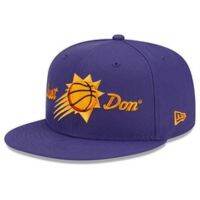 New Phoenix Suns Basketball Cap Hip-hop Trend Flat-brimmed Hat Outdoor Sports Adjustable Cap Men and Women Cap