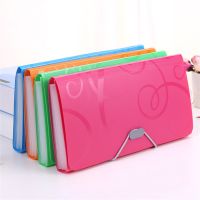 【hot】 A6 Organ Expanding File Folder Documents Colors Document Folders School Supplies Organizer Office Binder