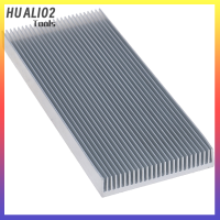 HUALI02 แผงระบายความร้อนอลูมิเนียมขนาด100x41x8มม. สำหรับแผงวงจรรวมเครื่องขยายเสียง LED กำลังสูง