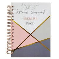 Workout Fitness Journal Planners,Daily Weekly Non-Dated Planner, Notepad for Fitness And/Nutrition Journal/Planners