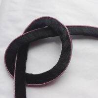 Brush Seal Strip เลื่อน Sash Gliding ประตูหน้าต่างซีล5มม. 5x15มม. พร้อม PVC Slice Black