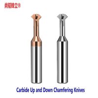 【CW】 and Lower Inner Hole Chamfering Tungsten Carbide Milling Cutter Front Back Double-sided  Aluminu