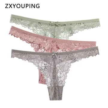 Colorful Sexy Lace Thongs Seamless Women Soft Lingeries Low-Waist