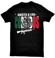 Adicto A Los Corridos T-Shirt 2019 Fashion Unisex Tee S-4XL-5XL-6XL