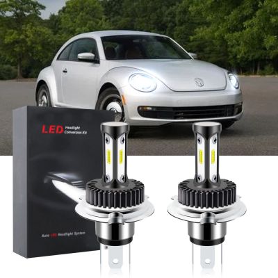 หลอดไฟหน้ารถยนต์ LED T12 6000K สีขาว แบบเปลี่ยน สําหรับ Volkswagen Beetle A5 2012-2016 (1 คู่) 2PCS