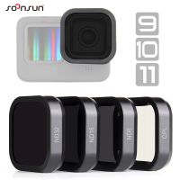 SOONSUN CPL ND8 ND16 ND32 ND Filter Kit for GoPro Hero 11 10 9 Black ND CPL Lens Filter for Go Pro 9 10 11 Lens Accessories