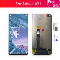 สำหรับ Nokia X71จอแสดงผล LCD Touch Screen Digitizer TA-1167, TA 1172หน้าจออะไหล่ซ่อม6.39 "เครื่องมือฟรี