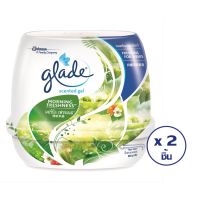 [ทั้งหมด 2 ชิ้น] GLADE เกลด เซ็นท์เต็ด เจลหอมปรับอากาศ 180 กรัม