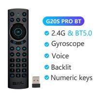 G20S PRO BT G20S PRO แอร์เมาส์แบบ Bluetooth ไจโรสโคปไร้สายสมาร์ทเรียนรู้ IR กล่องสำหรับสมาร์ททีวี BT5.0