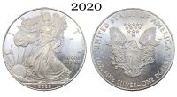 【Cod】 Hello Seoul Dollar American Silver Eagle Bullion 2020ชุบเงินเหรียญที่ระลึกสำเนา