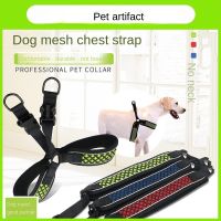 Supplies Harness Large, Medium and Small Dogs Hand Holding Rope Double D Ring Reflective Chest Strap Dog Collar