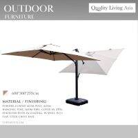 Quality Living Asia - Outdoor Umbrellas ร่มสนาม ร่มเดี่ยว ร่มคู่ (300*255CM/600*300*255CM)