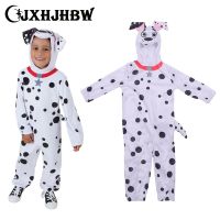 JXHJHBW Kids Boys Girls Dalmatians Lovely Dog Animal Costumes Themed Cosplay Fancy Dress Halloween Party Costume