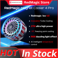 RedMagic Cooler แม่เหล็ก4 Pro,ตัวกระจายความร้อนเซมิคอนดักเตอร์ RGB LED 27W สำหรับโทรศัพท์เกม