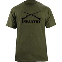 Baru Musim Panas Kaus Pria Tentara Infanteri Cabang Insignia Militer Veteran T-Shirt Custom Aldult Remaja Unisex Digital Printing S-4XL-5XL-6XL