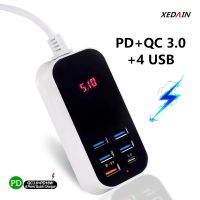 [BZhang] หลายพอร์ต PD Fast Charger Multi USB Travel Charger Quick Charge QC 3.0 Adapter สำหรับ Xiaomi Iphone 13เครื่องชาร์จโทรศัพท์สมาร์ททั้งหมด