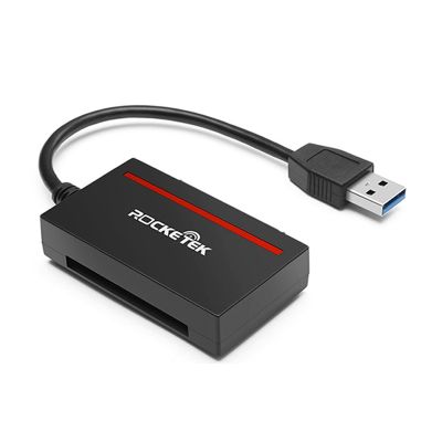 Rocketek CFast 2.0 Reader USB 3.0 to SATA Adapter CFast 2.0 Card and 2.5 inch HDD Hard Drive/Read Write SSD&amp;CFast Card