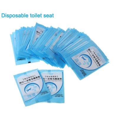 10/30PCS Disposable Toilet Seat Cover Mat Travel/Camping Bathroom Accessiories Portable Waterproof Safety Toilet Seat Pad