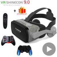 VR Shinecon C Asque Viar 3D แว่นตาชุดหูฟังความเป็นจริงเสมือนหมวกกันน็อคแว่นตาเลนส์สำหรับมาร์ทโฟนมาร์ทโฟนวิดีโอเกมกล้องส่องทางไกล