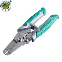 BERRYLION 180mm Cable Wire Stripper Crimping Pliers For Stripping Cutting Crimping Wire Multitool Electrician Tools