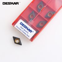 10PCS DESKAR DCMT11T304 DCMT11T308 LF3018 เครื่องกลึง CNC เครื่องตัดใบมีดคาร์ไบด์เครื่องมือกลึงโลหะผสมแข็งสําหรับเหล็กหล่อ