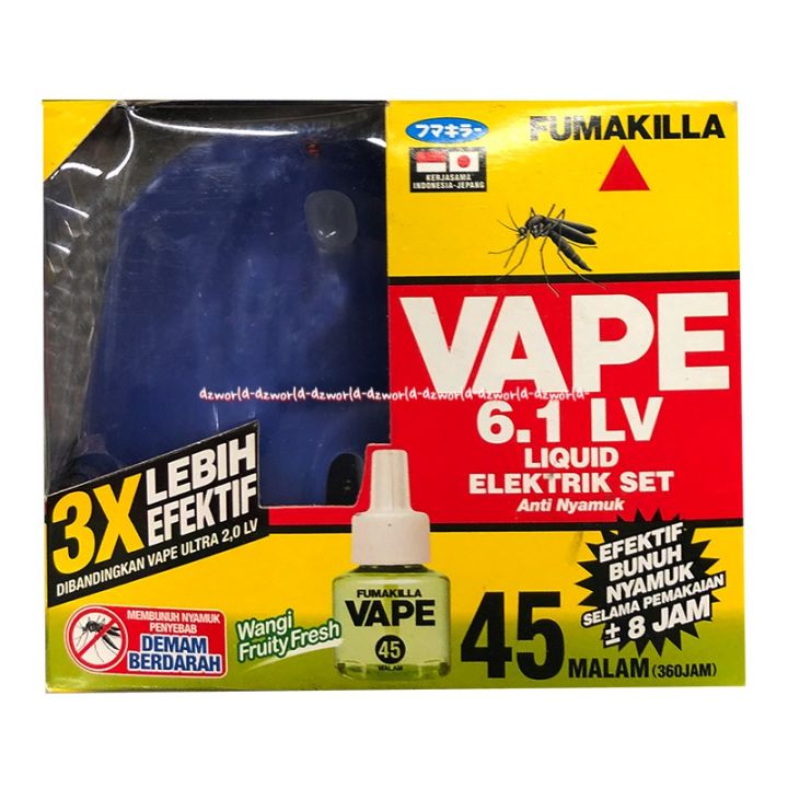 Fumakilla Vape 61lv Liquid Elektrik Set Anti Nyamuk Obat 45malam Lazada Indonesia 5437