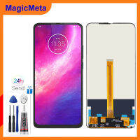 MagicMeta จอแอลซีดีไอพีเอซต้นฉบับสำหรับ Motorola Moto One ชิ้นส่วนจอสัมผัสแอลซีดีของเครื่องแปลงดิจิทัลไฮเปอร์สกรีนสำหรับ Motorola Moto One