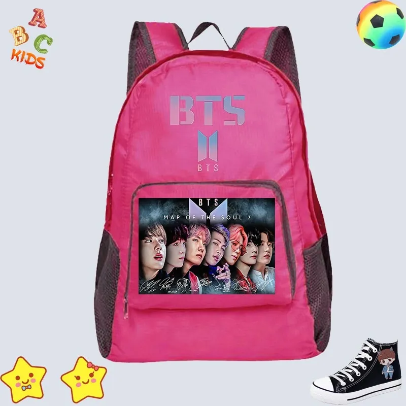 New Arrival ◎✐ Kids Backpack Bag Fashion Character bts bagpack