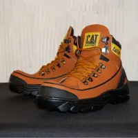 PRIA (original) Safety Shoes SEMI BOOTS CAT Men TYPE 03 BOOT SAVETY BUT SEPTI BUTS SEVTI BOTS SEPTY BOTS Seftygarututut