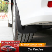 รถ Mudflaps Splash Guards ด้านหน้าด้านหลัง Mudguards Fenders อุปกรณ์จัดแต่งทรงผมสำหรับ Toyota Corolla 2019 2020 2021 2022 2023 E210