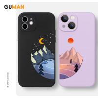 【Great. Cell phone case】 GUMAN จับคู่ชุดคู่เคสโทรศัพท์ที่สวยงามน่ารักสำหรับ iPhone 13 12 11 Pro Max SE 2020 X XR XS 8 7 Ip Plus XYB222