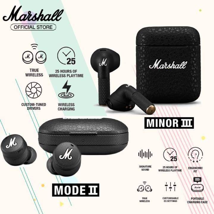 Marshall Mode II 2 True Wireless Bluetooth Earphones With Microphone Headphones Bluetooth