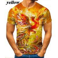 TEXGold Phoenix Printed T-shirt Unisex Cool Fashion 3d Short Sleeve Tshirt