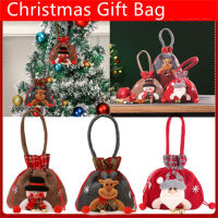 3D Drawstring Candy Doll Bags Handle Bag Gift With Christmas Gift Bags Christmas Candy Bag Christmas Handle Bag