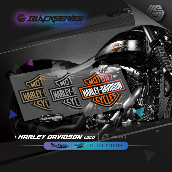 Autocollant Décalque Harley-Davidson - Format 4 Pouces (environ 10 Cm) - Neuf