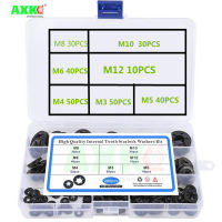 M3 M4 M5 M6ฟัน Starlock Push On ล็อคเครื่องซักผ้าคลิปความเร็ว Fasteners Assortment Kit Quick Speed Locking Washers