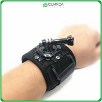 การหมุน360องศาที่ยึดสายรัดข้อมือมือจับแบบอุปกรณ์ติดกล้องด้ามจับ CLMXCA