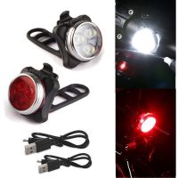 ◊ Bicycle Light Rear Bicycle Lantern Bike Led Tail Light Rechargeable Lamp COB High Visibility Usb Safety Warning Lights