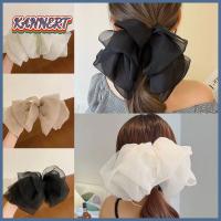 KANNERT ผู้หญิงหญิง ขี้เกียจ headdress หลายชั้น สไตล์ฝรั่งเศส- กิ๊บติดผมโบว์ โบว์น๊อต คลิปผมหางม้าฤดูใบไม้ผลิ ที่หนีบผมขนาดใหญ่