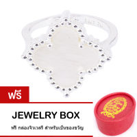 Tips Gallery แหวนเงินแท้ 925 ประดับ ไข่มุก mother of pearl รุ่น Le Pearl Madieval Design Ring TRS129