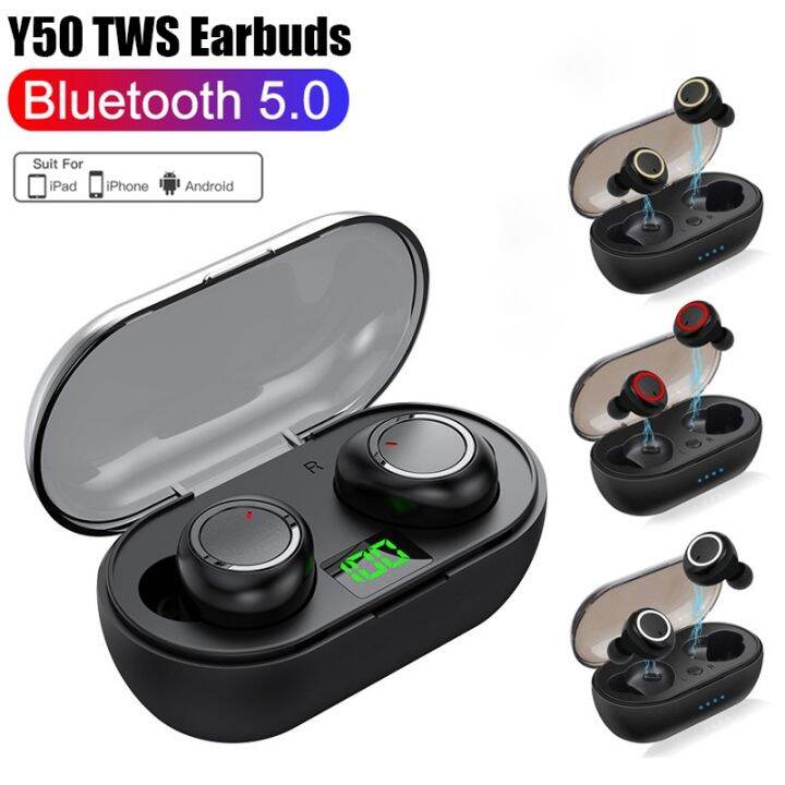 orange-home-earphone-cover-เดิม-tws-y50-air-pro-ที่เสียบหูไร้สายบลูทูธชุดหูฟังพร้อมไมโครโฟน-touch-control-fone-หูฟังหูฟัง