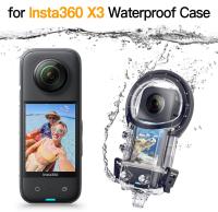 เคสดำน้ำสำหรับ Insta360 X3ฝาครอบกระเป๋ากล้องกันน้ำสำหรับ Insta 360 X3อุปกรณ์ป้องกันใต้น้ำเคสป้องกันกล้องสำหรับดำน้ำ