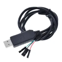 โมดูลสายเคเบิลอะแดปเตอร์พอร์ตอนุกรม RS232 PL2303HX เพื่อ TTL เกียร์ USB