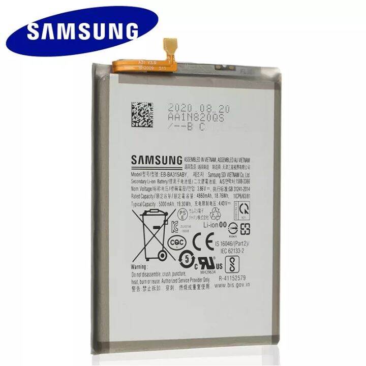 แบตเตอรี่samsung-eb-ba315abyสำหรับsamsung-galaxy-a31-2020-edition-5000mahแท้-เครื่องมือ