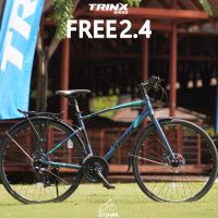 TRINX Free 2.4 รถจักรยานซิตี้ไบค์ไฮบริด เฟรมอลูมิเนียม Shimano 3x8 speed ล้อ 700c