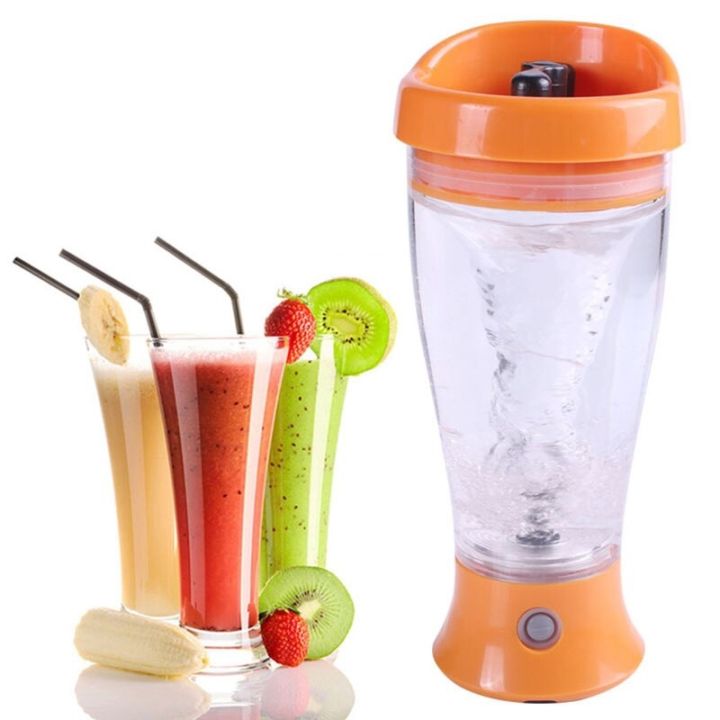 Electric Protein Shaker Blender My Water Bottle Automatic Movement Vortex  Tornado 450ml Free Detachable Smart Mixer Cup