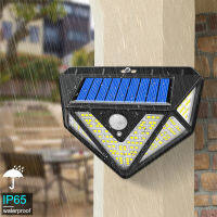 1200lm Solar Light With Motion Sensor 166 LED 270 Wide Angle IP65 Waterproof 3 Modes Wireless Solar Lamp For Outdoor Garden