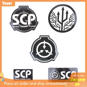 SCP Foundation/SCP Logo/scp logo/SCP foundation logo/Vinyl/Decal/Set