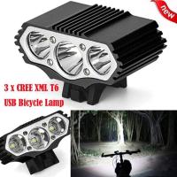 CW LEDLight waterproof 12000 Lm 3 x XML T63 ModesLampLight Headlight Cycling Torch outdoor sports