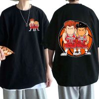 ญี่ปุ่นอะนิเมะ Sakuragi Hanamichi Ryota Miyagi กราฟิก T เสื้อ Slam Dunk มังงะเสื้อยืดผู้ชายผู้หญิงลำลองขาสั้นแขนเสื้อยืด